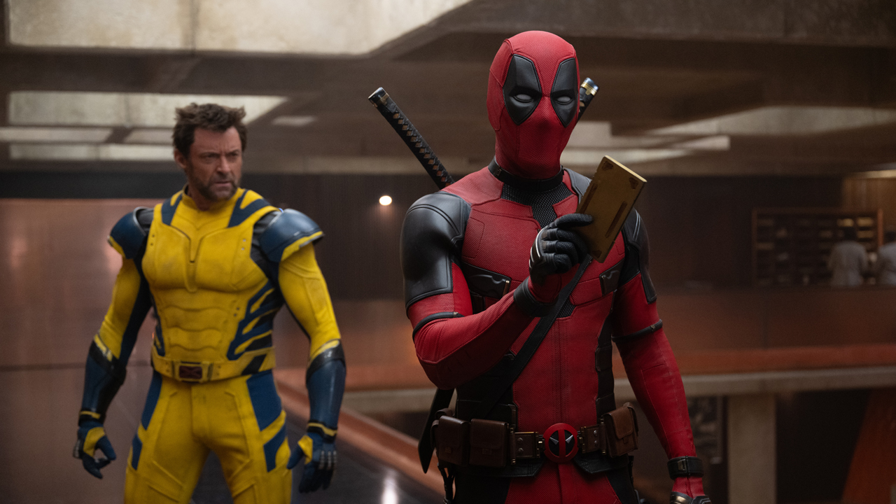 Wolverine (Hugh Jackman) et Deadpool (Ryan Reynolds) au TVA dans Deadpool & Wolverine