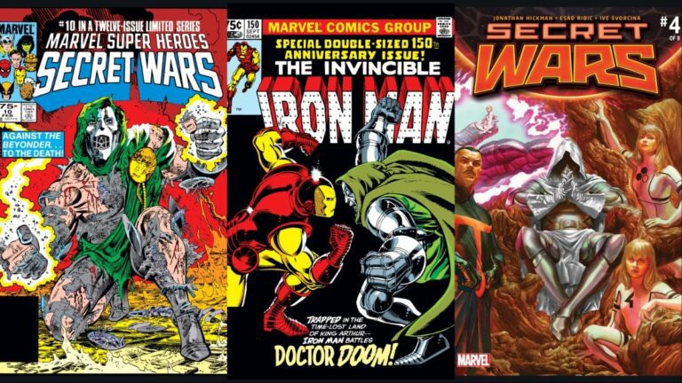 Best Doctor Doom comics tri-cover feature