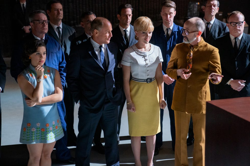 Anna Garcia, Woody Harrelson, Scarlett Johansson, Jim Rash, Envole-moi vers la lune