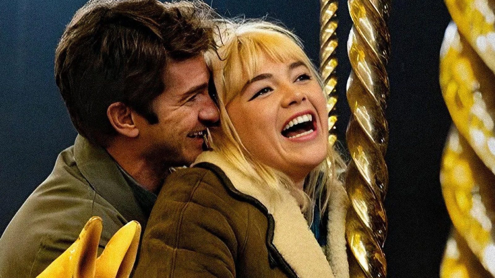 Le nouveau film d'Andrew Garfield et Florence Pugh vient de donner naissance au mème le plus maudit que vous ayez jamais vu
