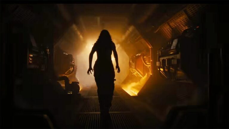 Alien: Romulus cast wandering ship in near darkness. 