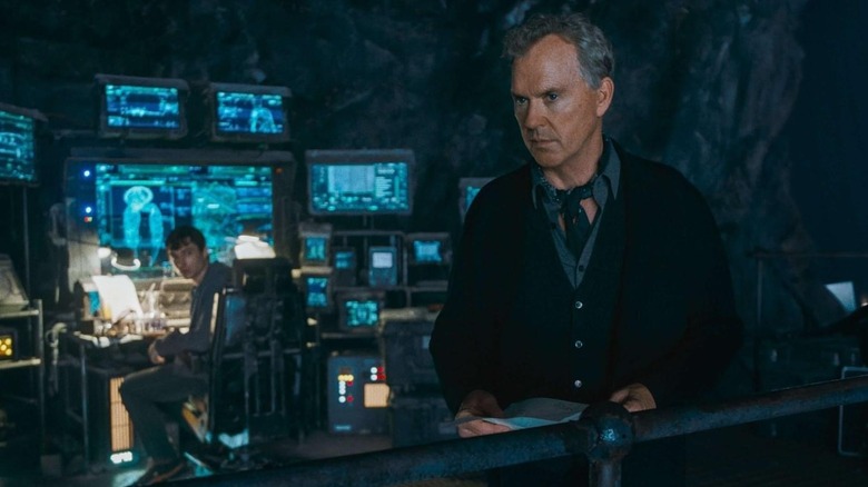 Michael Keaton dans le rôle de Bruce Wayne dans The Flash