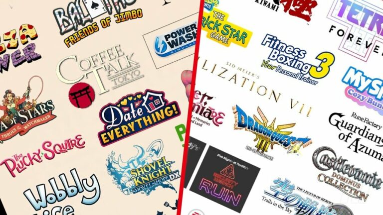 Les nouvelles infographies de Nintendo mettent en avant chaque jeu de l'Indie World & Partner Showcase d'août
