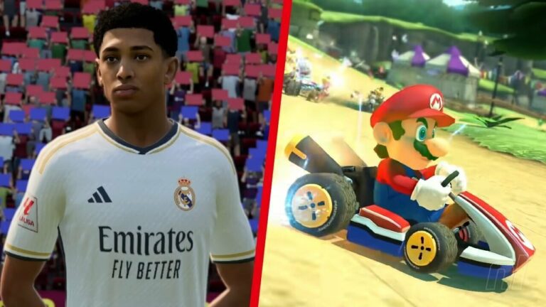 Classements au Royaume-Uni : EA Sports FC 24 reste en tête, suivi de près par Mario Kart 8 Deluxe
