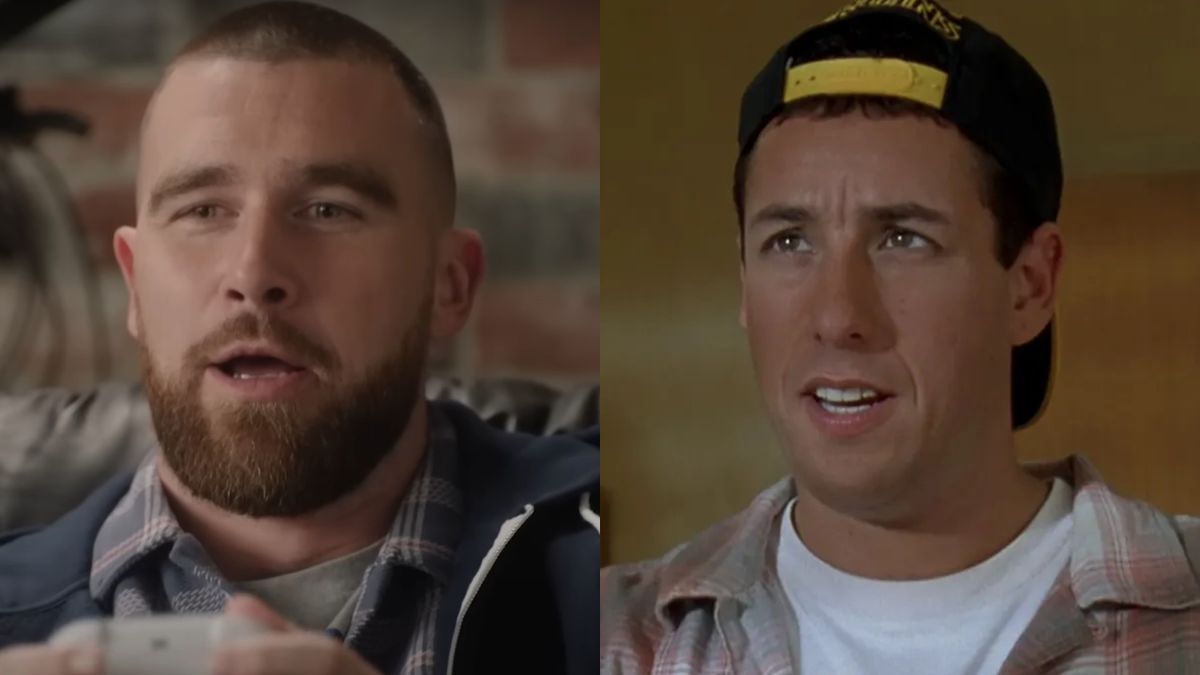 Adam Sandler admet qu'il avait Travis Kelce en tête pour Happy Gilmore 2, et apparemment, le tight end a le swing de golf pour ça 
