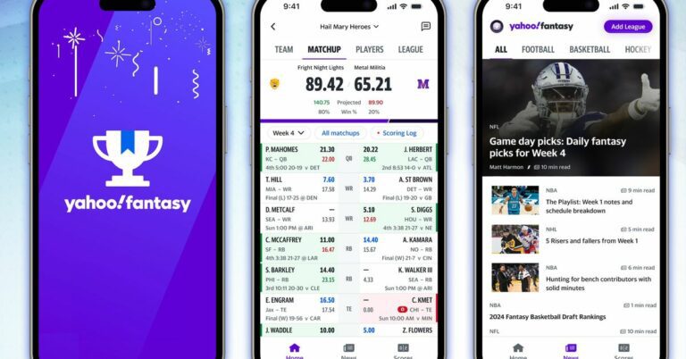 Application Yahoo Fantasy Sports : un nouveau design et un nouveau contenu pour les fans de football