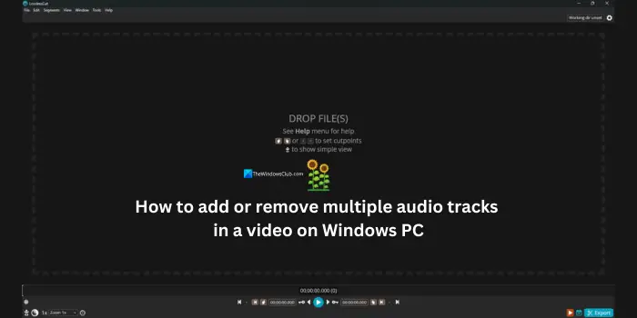 Comment ajouter ou supprimer plusieurs pistes audio dans une vidéo sur un PC Windows