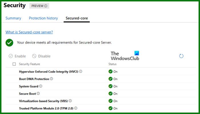 Comment configurer Secured-core Server pour Windows Server