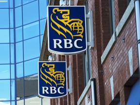 Une succursale de la Banque Royale du Canada à Halifax, en Nouvelle-Écosse