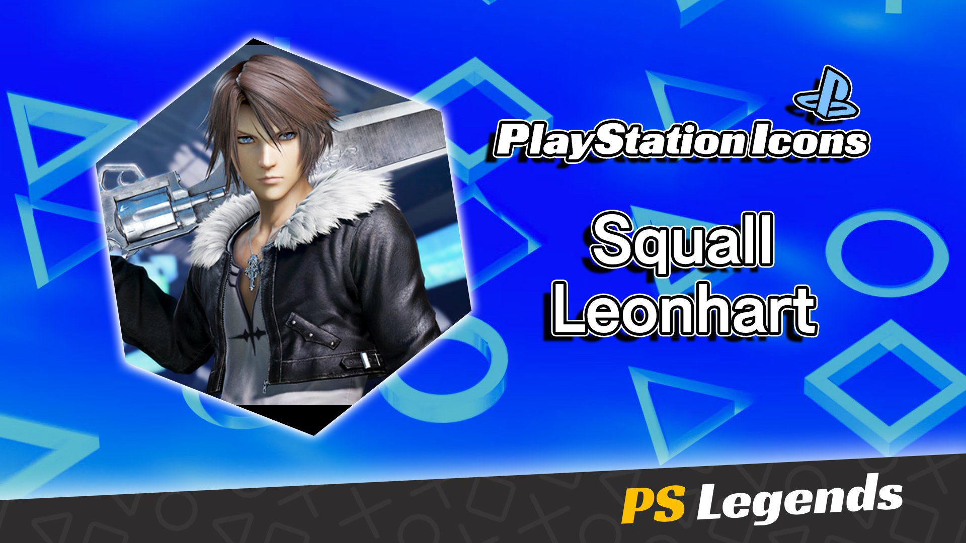 Icônes Playstation : Squall Leonhart - PSLegends
