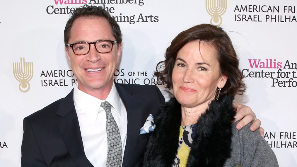 Joshua Malina and Melissa Merwin on red carpet