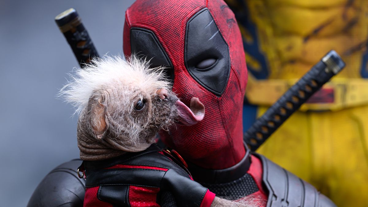 Deadpool with Dogpool in Deadpool & Wolverine