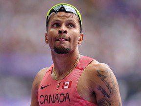 Le Canadien André De Grasse est éliminé du 100 m masculin aux Jeux olympiques