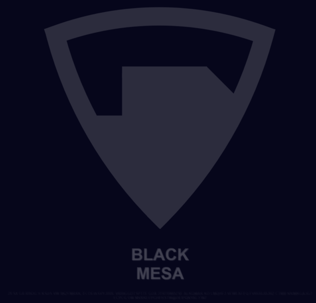 L'ancien site Web de Black Mesa, tel qu'il apparaissait pendant environ deux ans, jusqu'à la semaine dernière. Notez le texte chiffré en bas.