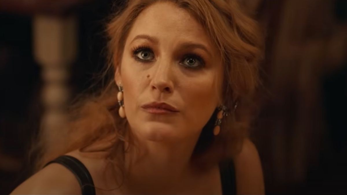 Blake Lively looking up in the trailer for It Ends With Us. 