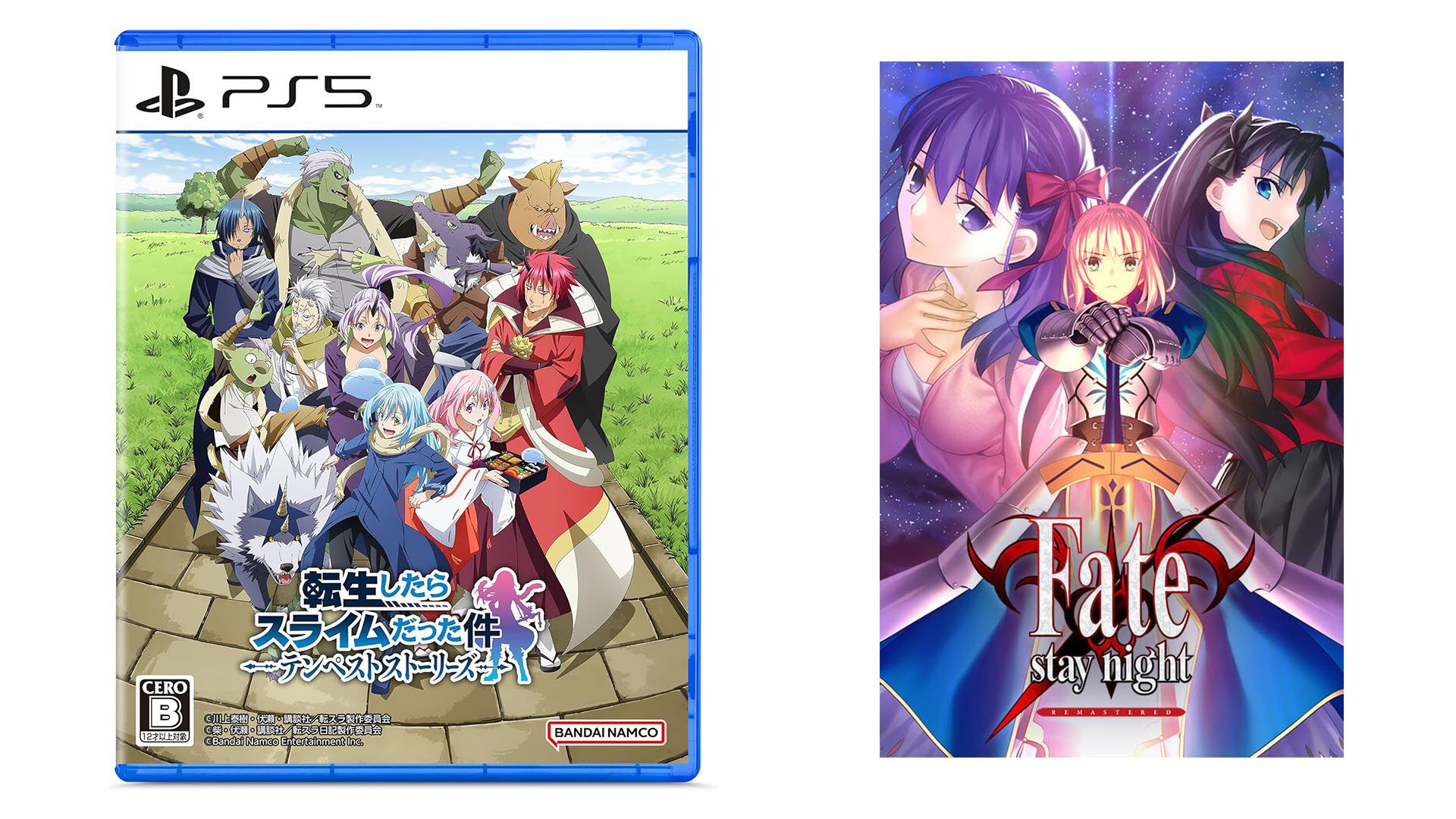 Les sorties de jeux japonais de la semaine : That Time I Got Reincarnated as a Slime, ISEKAI Chronicles, Fate/stay night REMASTERED, et bien d'autres    
