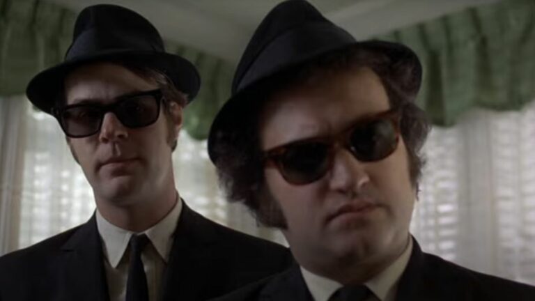 Dan Aykroyd and John Belushi in The Blues Brothers