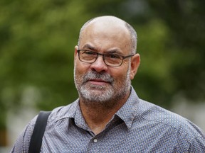 Chris Barber arrive au palais de justice d'Ottawa le lundi 19 août 2024.