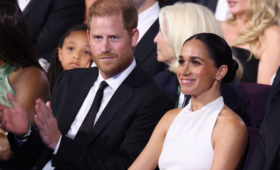 Prince Harry, Duke of Sussex and Meghan, Duchess of Sussex attend the 2024 ESPY Awards at Dolby Theatre on July 11, 2024