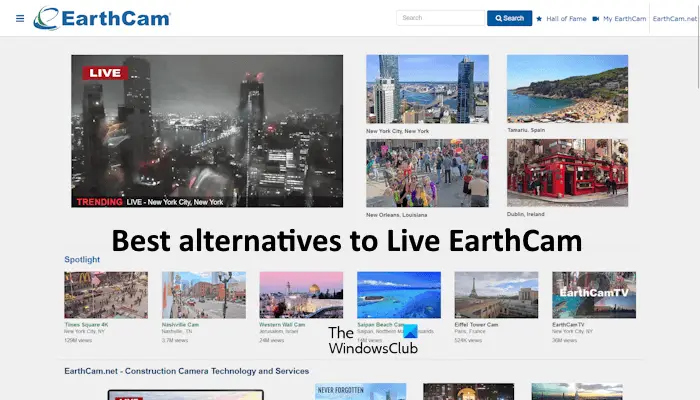 Quelles sont les meilleures alternatives à Live EarthCam ?