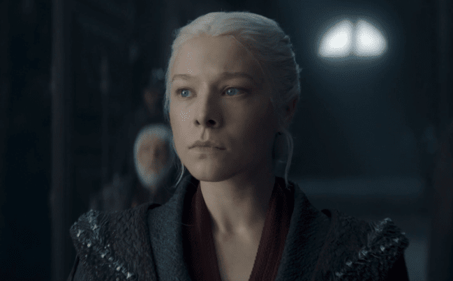 Scène de Daemon Rhaenyra dans la finale de la saison 2 de « House of the Dragon »