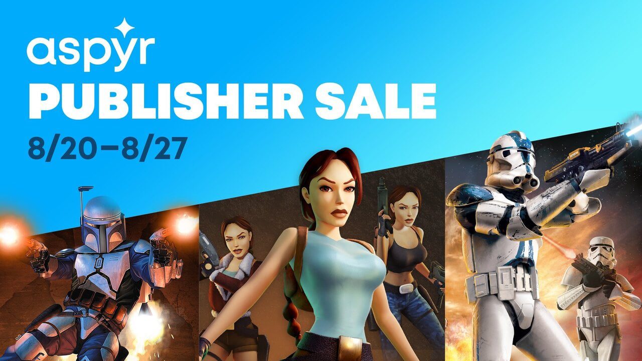 Soldes Switch chez Aspyr Publisher, jusqu'à 95 % de réduction - Star Wars, Tomb Raider et plus (États-Unis)
