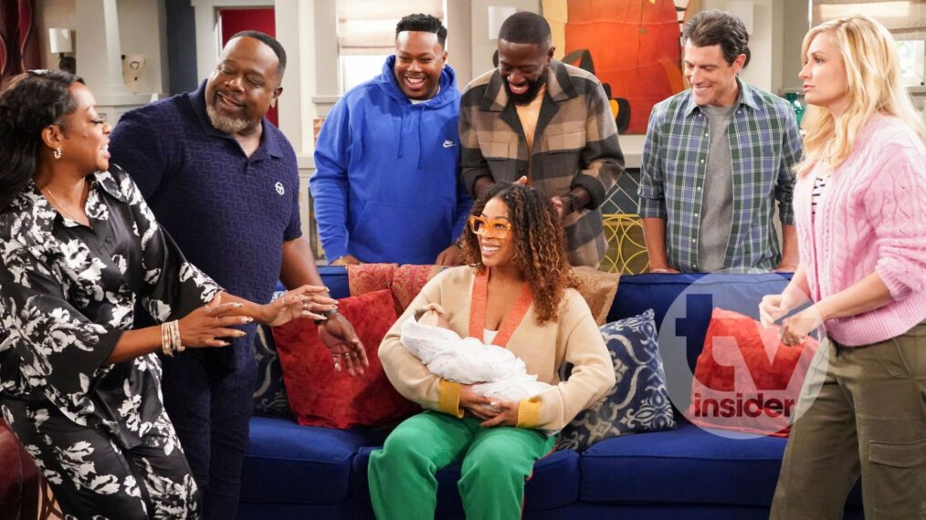 Cedric the Entertainer, Tichina Arnold, Beth Behrs, Max Greenfield, Marcel Spears, Sheaun McKinney, and Skye Townsend in 