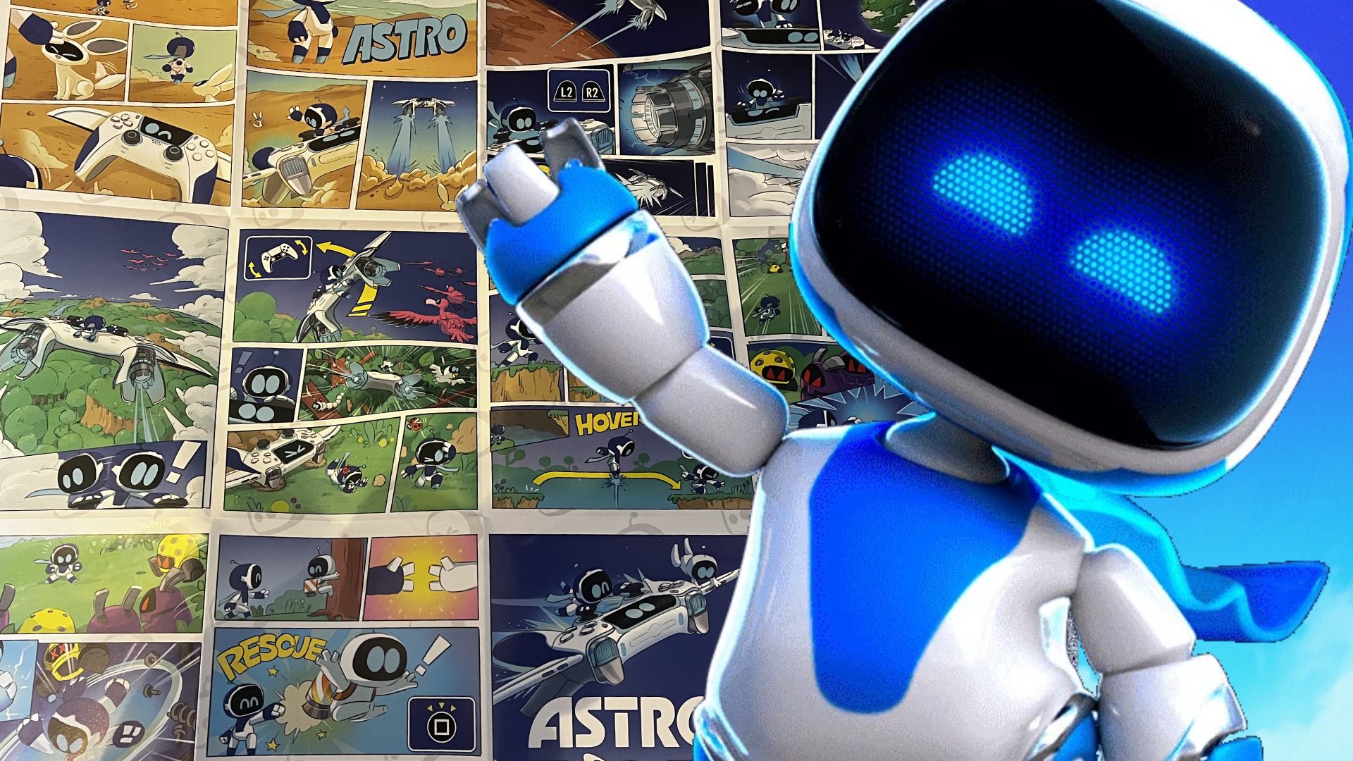 Le manuel du jeu Astro Bot est un brillant succès sur support physique
