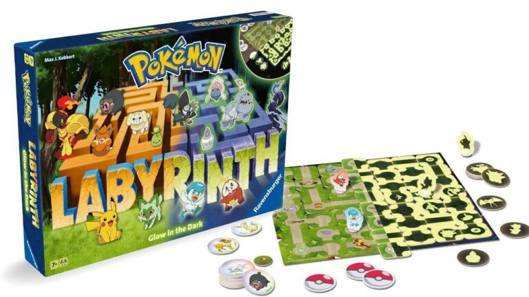 Le célèbre jeu de société Pokémon Labyrinth bénéficie d'une édition phosphorescente
