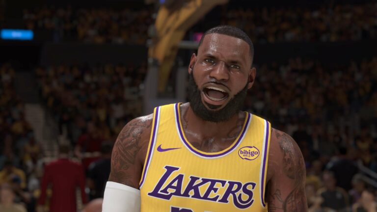 An image of LeBron James in NBA 2K25