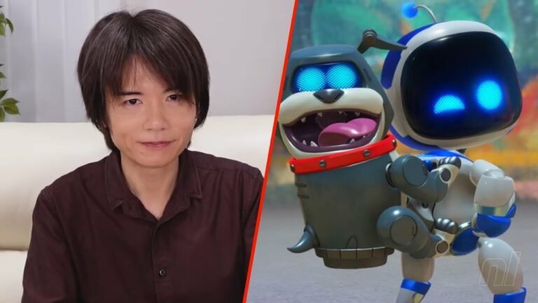 Aléatoire : Sakurai et l'équipe Asobi échangent des plaisanteries à propos d'Astro Bot
