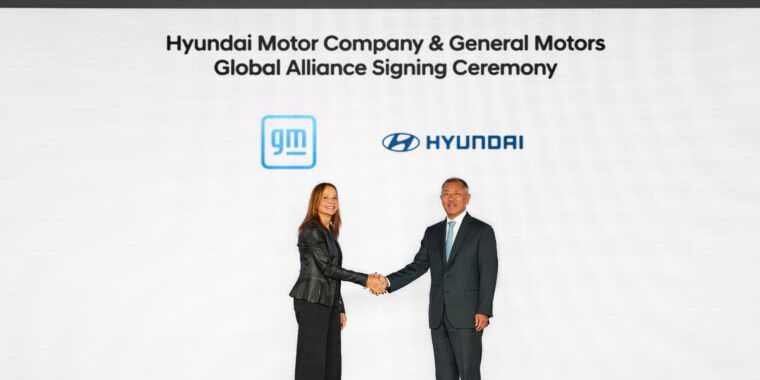 GM et Hyundai s’associent pour réduire les coûts des véhicules neufs et des technologies propres