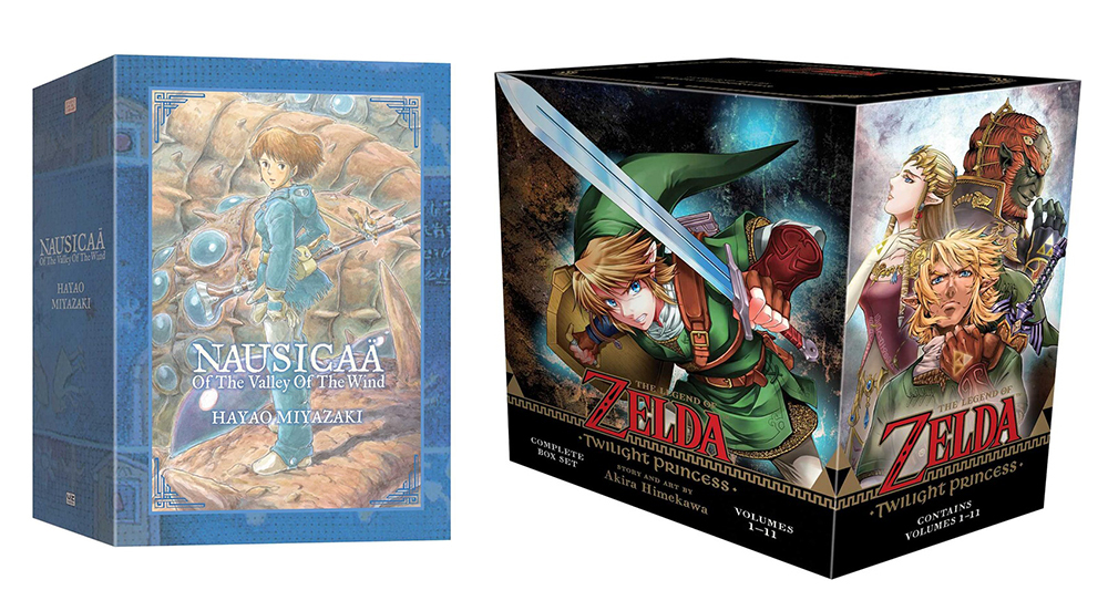 Coffret Nausicaa de la Vallée du Vent et Coffret Intégral The Legend of Zelda : Twilight Princess