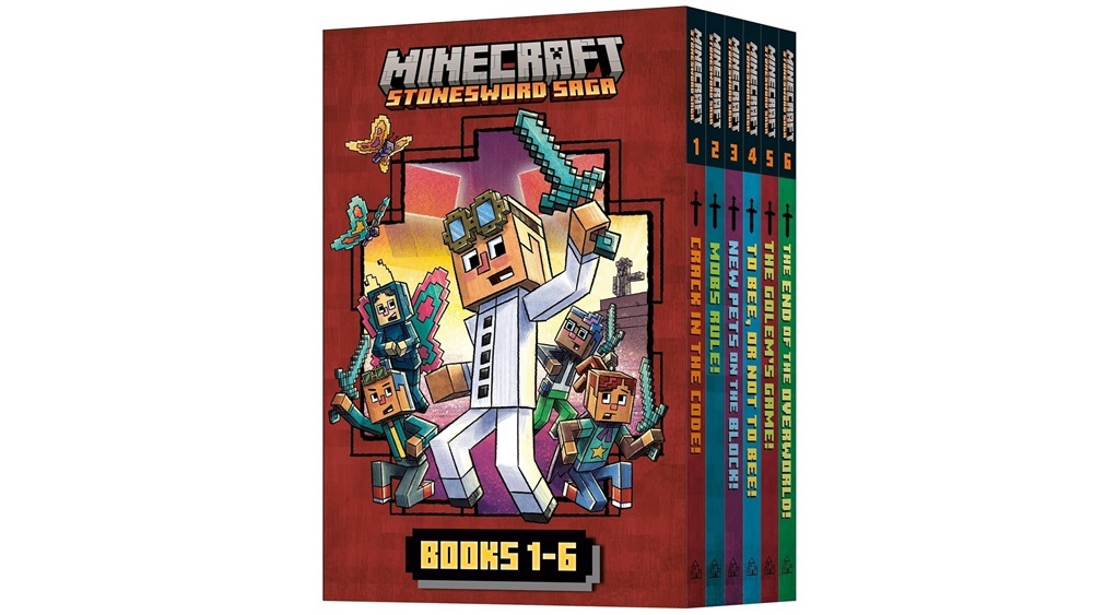 Coffret de 6 livres Minecraft : Sstonesword Saga