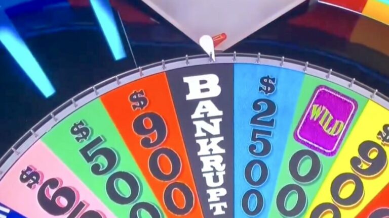 Wheel of Fortune bankrupt wedge