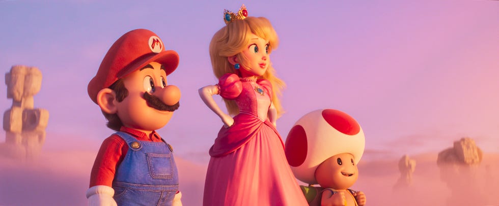 Princesse Peach et Toad, film Super Mario Bros.