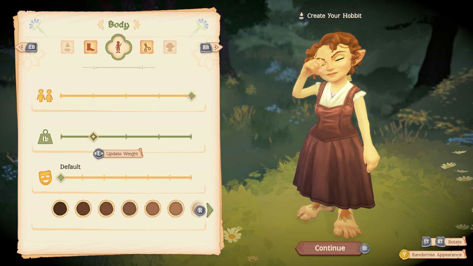 Capture d'écran du gameplay de Tales of the Shire 1