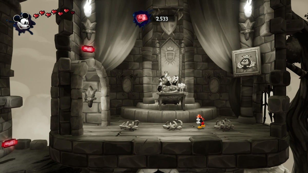 Jeu de plateforme à défilement latéral rebrossé Epic Mickey