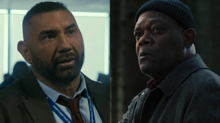 Dave Bautista in My Spy: Eternal City and Samuel L. Jackson in Damaged (2024) 