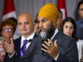 Jagmeet Singh, du NPD, parle de la « déception et des retards sans fin » de Trudeau