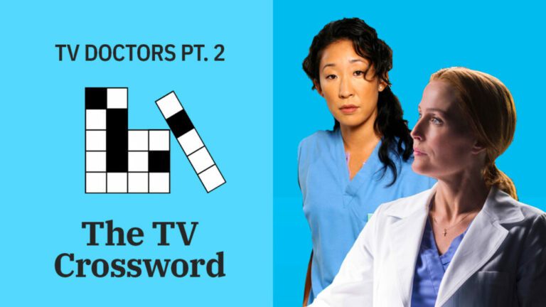 TV Doctors Pt 2 Crossword