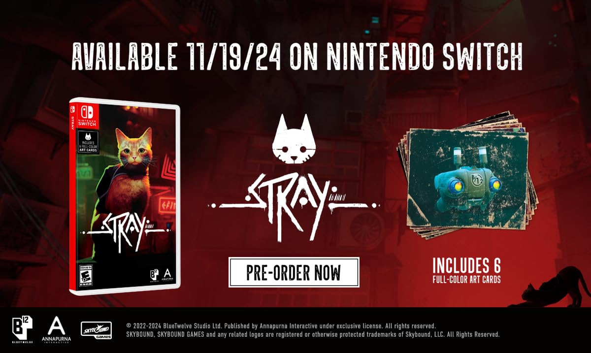 La sortie physique de Stray Switch dévoilée, les précommandes
