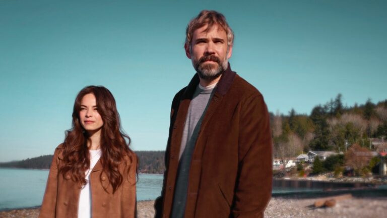 Kristin Kreuk and Rossif Sutherland in Fox's Murder in a Small Town