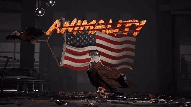 L'animalité du pacificateur dans Mortal Kombat 1 est aussi patriotique que possible
