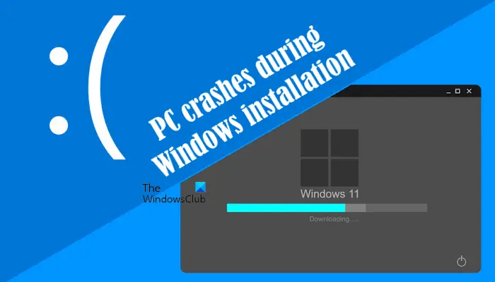 Le PC plante lors de l’installation de Windows