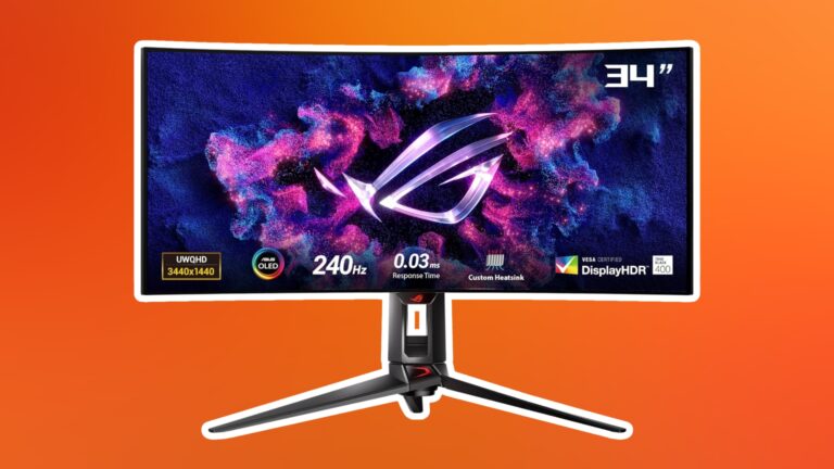 Le moniteur de jeu OLED ultra-large d'Asus vient de tomber à son prix le plus bas
