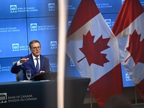 Statistique Canada doit publier ce matin son rapport sur l'indice des prix à la consommation du mois d'août. Le gouverneur de la Banque du Canada, Tiff Macklem, participe à une conférence de presse sur l'annonce du taux d'intérêt de la banque, à Ottawa, le mercredi 4 septembre 2024.