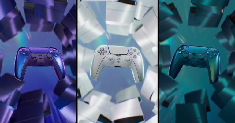 Les nouvelles couleurs nacrées de la PS5 de Sony égayeront votre station de jeu