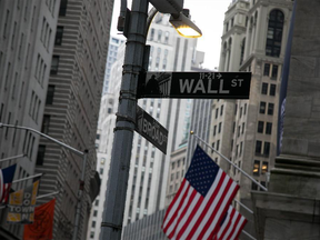 Wall Street et Broad Street à New York