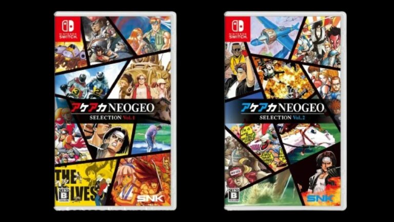 SNK annonce la sélection ACA NEOGEO Vol. 1 et Vol. 2 pour Switch
